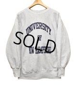 90’s【USA製】ビンテージ【チャンピオン】【リバースウィーブ】【グレー】university of new hampshire【カレッジスウェット】【サイズXL】 