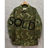 【ビンテージ】【60's】【米軍実物】初期ERDL【ＥＲＤＬ】ノンリップ【ジャングルファティーグジャケット】【ファティーグシャツ】【L-R】 