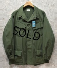  60's【ビンテージ】【米軍実物】U.S.ARMY【リップストップ】【ジャングルファティーグシャツ】【ファティーグジャケット】【L-R】 