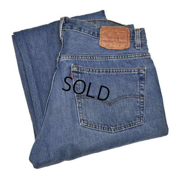 画像1: 【USA製】【ビンテージ】【LEVI'S】【リーバイス】【５０１】501【デニムパンツ】【38x30】 