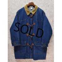 【ビンテージ】【VENEZIA】【トグル付きデニムコート】デニムジャケット【ダッフルコート】【サイズ18/20】 
