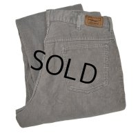 90's【USA製】【ビンテージ】【L.L.Bean】ＬＬビーン【グレー】【コーデュロイパンツ】【35x32】 