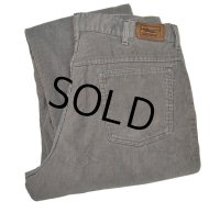 90's【USA製】【ビンテージ】【L.L.Bean】ＬＬビーン【グレー】【コーデュロイパンツ】【35x32】 