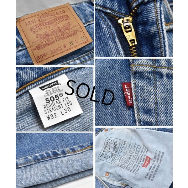 画像3: 【USA製】ビンテージ【LEVI'S】【リーバイス】505【デニムパンツ】【32ｘ30】 