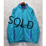 【ビンテージ】【WOOLRICH】【ウールリッチ】【エメラルドグリーン×紫】【蛍光オレンジ】 【ナイロンジャケット】【サイズXL】 