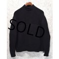 【オーストラリア製】【BRANDINI】【黒】ハイネック【コットンセーター】【サイズM】 