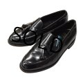 ビンテージ【FLORSHEIM】【フローシャイム】【ロイヤルインペリアル】【黒】【タッセルローファー】【9 1/2 EEE】【27.5cm程度】 