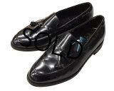 ビンテージ【FLORSHEIM】【フローシャイム】【ロイヤルインペリアル】【黒】【タッセルローファー】【9 1/2 EEE】【27.5cm程度】 