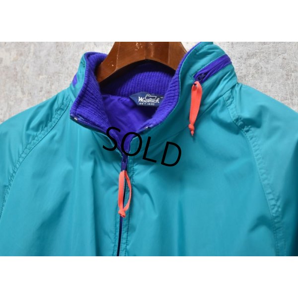 画像7: 【ビンテージ】【WOOLRICH】【ウールリッチ】【エメラルドグリーン×紫】【蛍光オレンジ】 【ナイロンジャケット】【サイズXL】