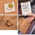 画像2: 【程度良好】【８０年代】USA製【ビンテージ】【Carhartt】【カーハート】【ライトブラウン】【ブランケット裏地付き】【ダック地ジャケット】【サイズ ４８】<br> (2)