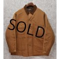 【程度良好】【８０年代】USA製【ビンテージ】【Carhartt】【カーハート】【ライトブラウン】【ブランケット裏地付き】【ダック地ジャケット】【サイズ ４８】 