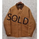 【程度良好】【８０年代】USA製【ビンテージ】【Carhartt】【カーハート】【ライトブラウン】【ブランケット裏地付き】【ダック地ジャケット】【サイズ ４８】 
