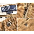 画像3: 【ラルフローレン】POLO RALPH LAUREN【ライトブラウン】【２タック】【コーデュロイパンツ】【35X30】<br> (3)