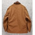 画像3: 【程度良好】【８０年代】USA製【ビンテージ】【Carhartt】【カーハート】【ライトブラウン】【ブランケット裏地付き】【ダック地ジャケット】【サイズ ４８】<br> (3)