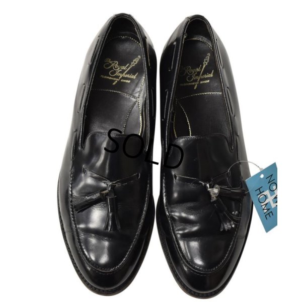 画像6: ビンテージ【FLORSHEIM】【フローシャイム】【ロイヤルインペリアル】【黒】【タッセルローファー】【9 1/2 EEE】【27.5cm程度】 