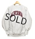 〜90’s【USA製】ビンテージ【チャンピオン】【Champion】【リバースウィーブ】【グレー】【胸ロゴ】【ALVERNIA】【スウェット】【サイズXL】 
