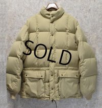80s~【USA製】【ビンテージ】【Eddie Bauer】【エディーバウアー】【ベージュ】【ダウンジャケット】【サイズＸＬ】 