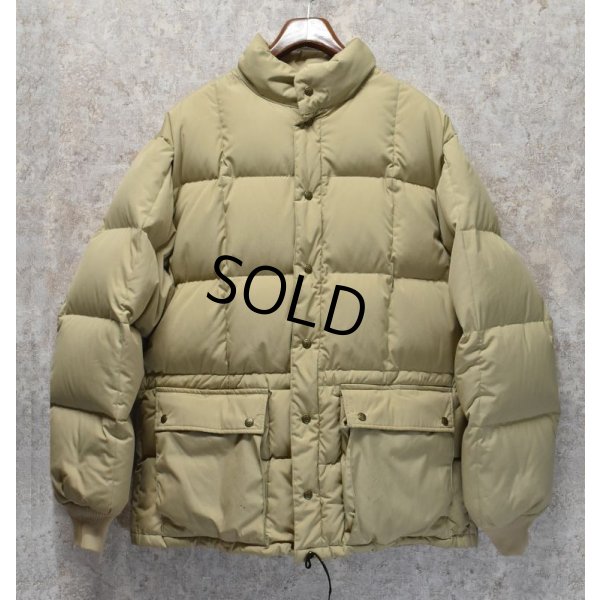 画像1: 80s~【USA製】【ビンテージ】【Eddie Bauer】【エディーバウアー】【ベージュ】【ダウンジャケット】【サイズＸＬ】 