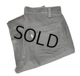デッドストック【USA製】【ビンテージ】【LEVI'S】【リーバイス】【グレー】【519】【コーデュロイパンツ】【サイズ32×32】 