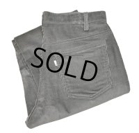 デッドストック【USA製】【ビンテージ】【LEVI'S】【リーバイス】【グレー】【519】【コーデュロイパンツ】【サイズ32×32】 