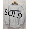90’ｓ【USA製】ビンテージ【Champion】【チャンピオン】【リバースウィーブ】【Georgetown】【グレー】【スウェット】【サイズL】