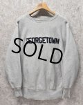 90’ｓ【USA製】ビンテージ【Champion】【チャンピオン】【リバースウィーブ】【Georgetown】【グレー】【スウェット】【サイズL】