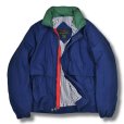 画像1: 【80's】【ビンテージ】【アバクロンビー&フィッチ】【アバクロ】【青×緑】【ジップアップコットンブルゾン】【サイズS】<br> (1)