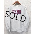 80’s【USA製】ビンテージ【チャンピオン】【リバースウィーブ】【グレー】【PENN】【カレッジスウェット】【サイズL】 