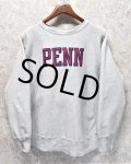 80’s【USA製】ビンテージ【チャンピオン】【リバースウィーブ】【グレー】【PENN】【カレッジスウェット】【サイズL】 