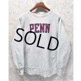 80’s【USA製】ビンテージ【チャンピオン】【リバースウィーブ】【グレー】【PENN】【カレッジスウェット】【サイズL】 