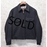 60’s【デッドストック】【ビンテージ】【TROYブランケットライナー付き】【コットンウィップコードワークジャケット】【ジップアップブルゾン】【US38】 