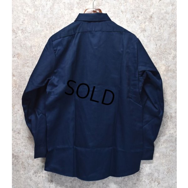 画像4: USA製【デッドストック】【ビンテージ】【BIG BEN by wrangler】【ビッグベン】【紺】【ワークシャツ】【15-15 1/2M】  