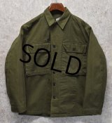 40's【ビンテージ】【米軍実物】U.S.ARMY【M-43】【HBT】【13スターボタン】【ジャケット】ユーティリティシャツ【36R】 