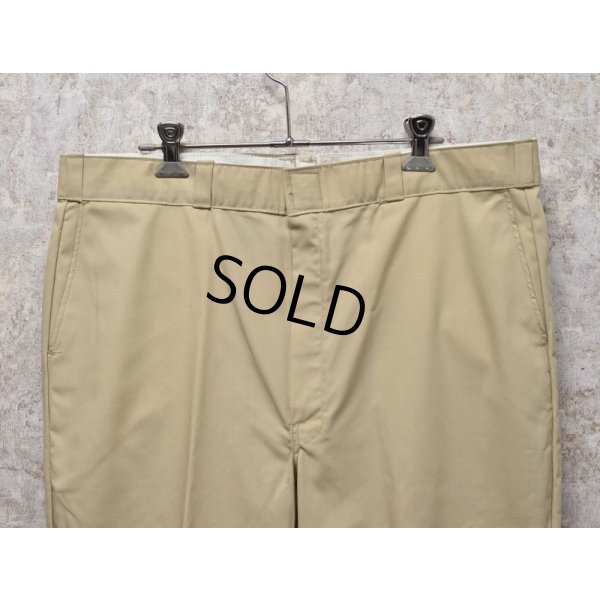 画像5: 80's~【デッドストック】USA製【ビンテージ】ディッキーズ【Dickies】【ベージュ】【ポリコットン】【ワークパンツ】【36×30】