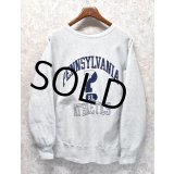 〜90’s【USA製】ビンテージ【チャンピオン】【Champion】【リバースウィーブ】【Pennsylvania attletics】カレッジプリント【スウェット】【サイズXL】 