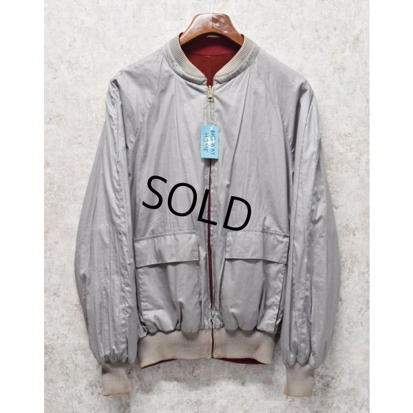 画像4: 【イタリー製】【ビンテージ】【LONGHI】【ロンギ】【エンジ×グレー】【リバーシブル】【スエードブルゾン】【ジップアップブルゾン】【サイズ52】