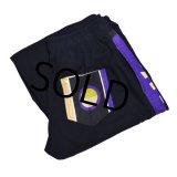 【ZBOP】【黒×紫×黄】【柄入り】ジョッパーズパンツ【コットンパンツ】サイズＬ 