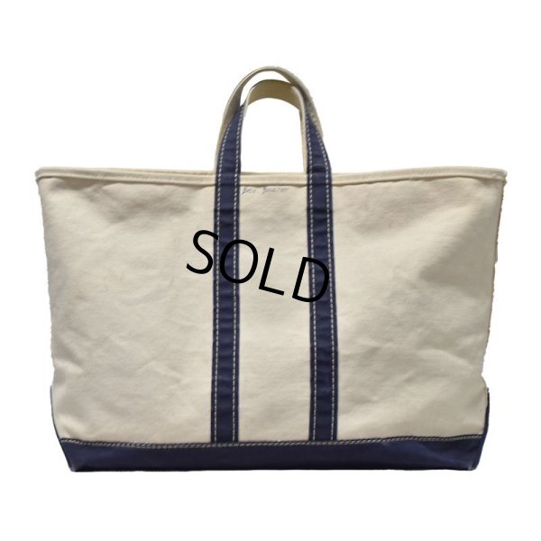 画像5: 【80’s】【ビンテージ】【L.L.bean】【エルエルビーン】白ｘ紺【キャンバス】【トートバッグ】【キャンパストート】 