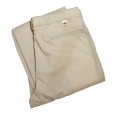 画像1: 80's~【デッドストック】USA製【ビンテージ】ディッキーズ【Dickies】【ベージュ】【ポリコットン】【ワークパンツ】【36×30】<br> (1)