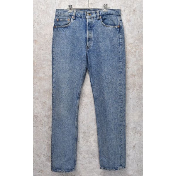 画像2: 【ビンテージ】【USA製】【LEVI'S】【リーバイス５０１】501【ケミカルウォッシュ】【デニムパンツ】【33x33】 