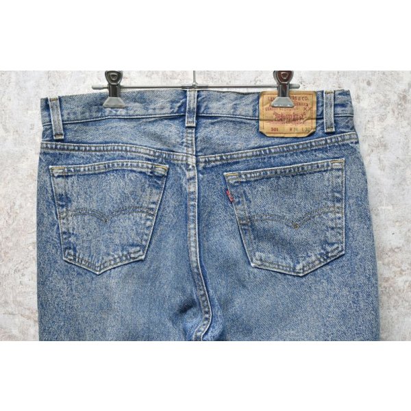画像7: 【ビンテージ】【USA製】【LEVI'S】【リーバイス501】501【ケミカルウォッシュ】【デニムパンツ】【33x33】