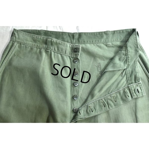 画像5: 50's【ビンテージ】【米軍実物】USMC【P-58】【ユーティリティーパンツ】【W37程度】