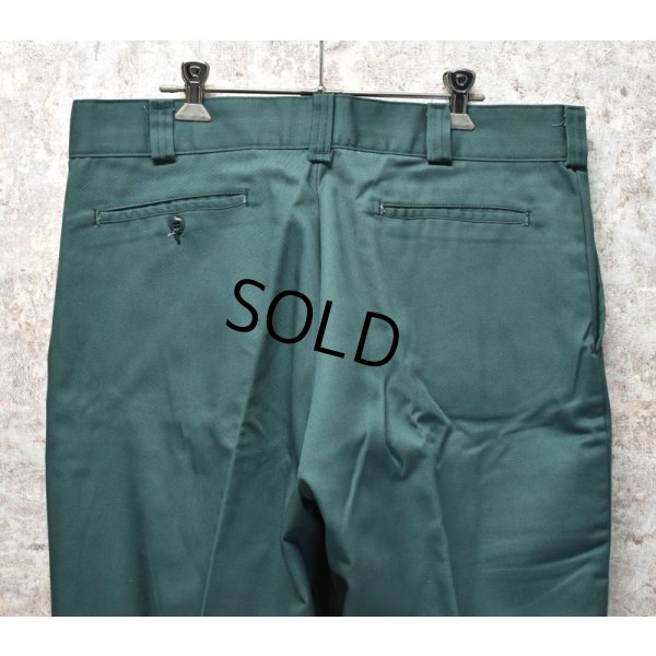 画像5: 80's【デッドストック】【ビンテージ】【タロン42ジップ】【裏地付き】緑【ワークパンツ】【W35程度】