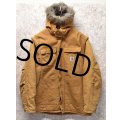 【ビンテージ】【カーハート】【carhartt】ブラウン【ダック地】フード付き【トラディショナルコート】【フルジップパーカー】 
