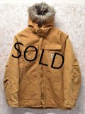 【ビンテージ】【カーハート】【carhartt】ブラウン【ダック地】フード付き【トラディショナルコート】【フルジップパーカー】 