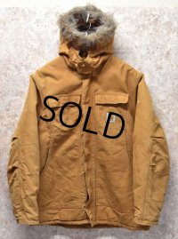 【ビンテージ】【カーハート】【carhartt】ブラウン【ダック地】フード付き【トラディショナルコート】【フルジップパーカー】 