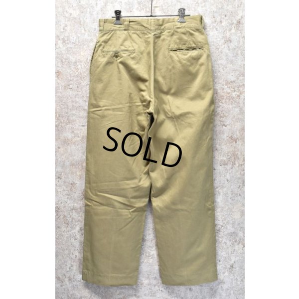 画像4: 【60's】【ビンテージ】米軍実物【U.S.ARMY】【チノパンツ】【チノパン】【32x31】