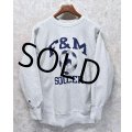 90’s~ビンテージ【チャンピオン】【Champion】【リバースウィーブ】【サッカーボール】【F＆M SOCCER】【スウェット】【サイズXL】 