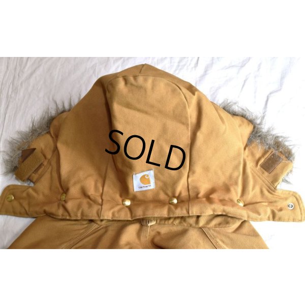 画像4: 【ビンテージ】【カーハート】【carhartt】ブラウン【ダック地】フード付き【トラディショナルコート】【フルジップパーカー】