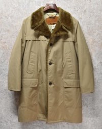 【80’s】ビンテージ【ウールリッチ】WOOLRICH【襟ボアコート】【ベージュ】【US40】 